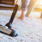 Vacuum Cleaning a Carpet - Perfect Vacuum Match - Orchid Cleaning Services