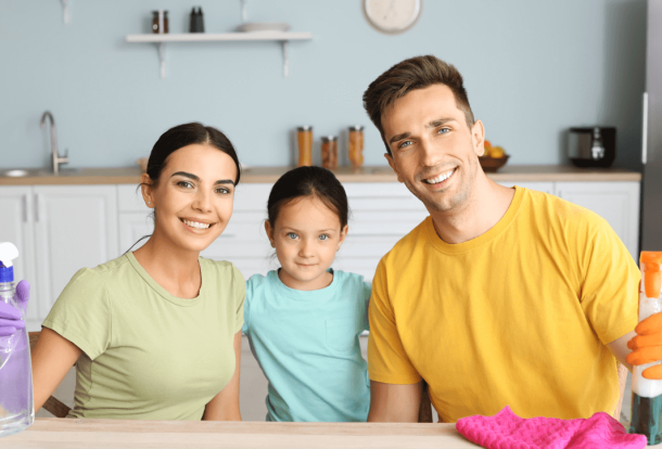 Family meeting in the Kitchen