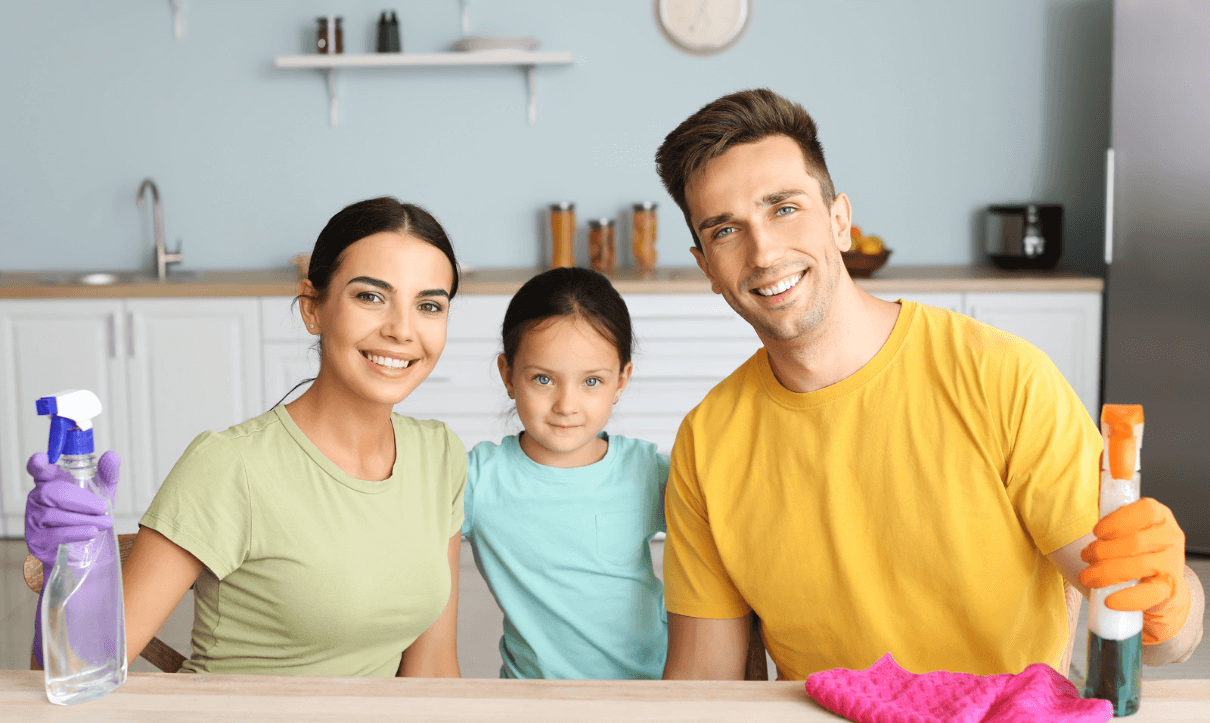 Family meeting in the Kitchen