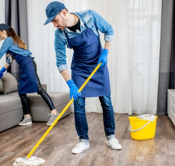 Cleaning team
