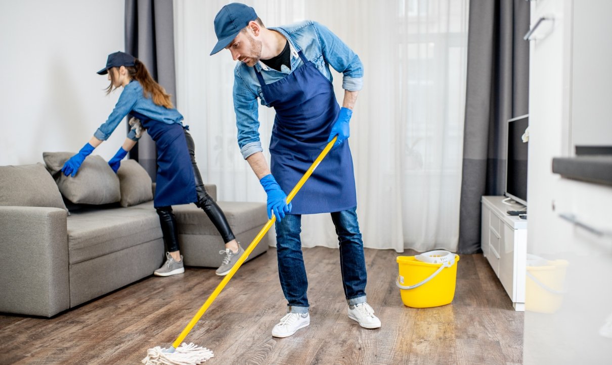 Cleaning team